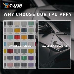 Real Paint Texture Color PPF Strong Stretch Easy to Remove TPU Paint Protection