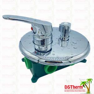 China Five Ways Round Cover Ppr Mixer Shower Valve Cold Hot Water Balanced Valve on sale
