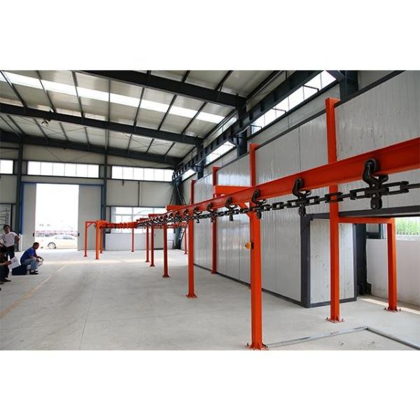 Precise Overhead Conveyor Vertical Powder Coating Line Industrial Paint Line For Heavy Oversized Products