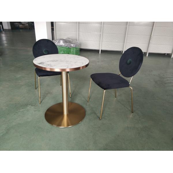 Stainless Steel Table Legs / Hospitality Table Base With Copper Finish 2109-GD