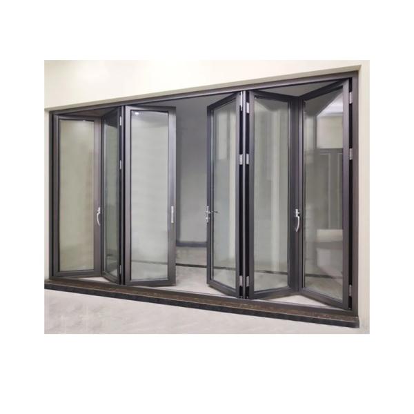 Quality Modern Design Aluminum Alloy Frame Thermal Break Low-E Glass Bifold Door at Affordable wholesale