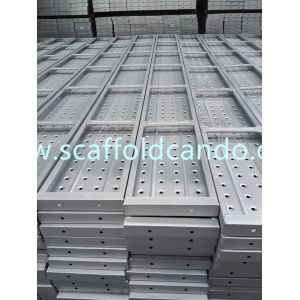 High loading capacity galvanized scaffolding steel plank steel board 240mmW,