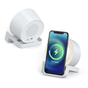 4 in 1 Multi-Funcational Night Light Bluetooth Speaker With Wireless Charging