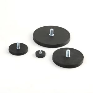 Neodymium Pot Magnet 66mm Rubber Coated For Camera Hold