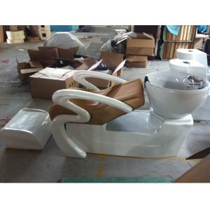 high quality shampoo bed ,shampoo chair with fibreglass base and fibreglass