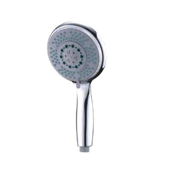 Quality ZYD-2099 Five Fuction Water Saving  Round Shape ABS Plastic Injection Chrome Plated Bathroom Accessory Shower Hand wholesale