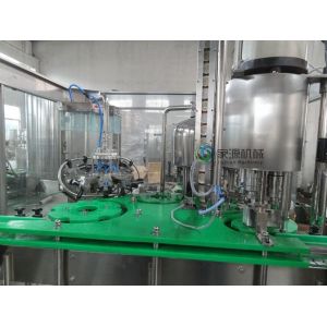 3000 BPH Water Glass Bottle Filling Machine With Twist off Cap , Hot Filling