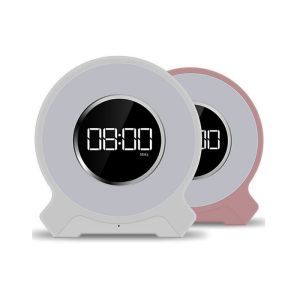 50Hz - 20KHz Wake Up Light Clock With Wireless Bluetooth Speaker / Time Display