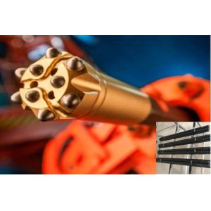 Durable Top Hammer Drilling Drifting Extension Rod And Threaded Drill Rod