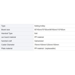 Folding Trolley Plastic Trolley And Wheel Barrow Wheel Trolley