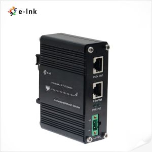 Industrial 2.5G PoE+ Injector 12 - 48VDC Power Input