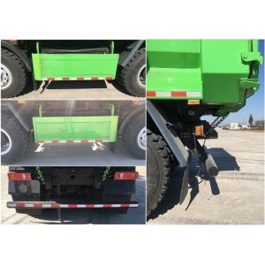 3500mm Overall Height Trash Dump Truck Corrosion Protection With Battery Frames