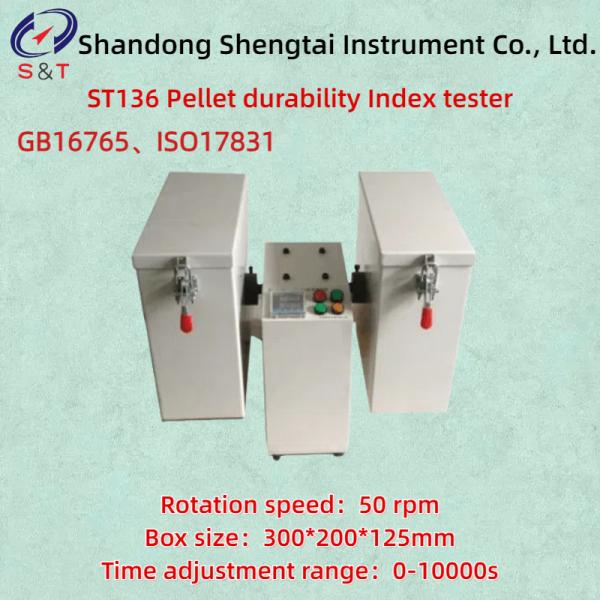 Feed Pellet Pulverization Rate Tester ST136 2 Rotating Boxes Usage Time 10