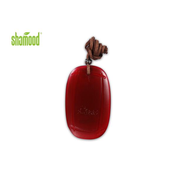 Scent Strawberry Plastic Air Freshener , Natural Room Freshener With Transparent