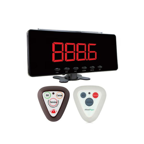 Quality Wireless Table Call service button with display receiver system wholesale