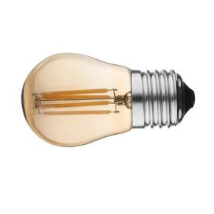 Customized Diy Filament Light Bulbs , Special Glass E27 Led Light Bulb 8w