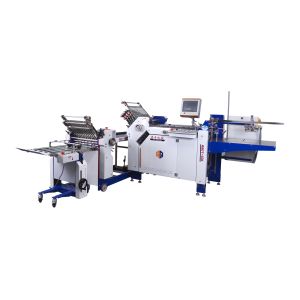 Cheap AOQI A3 Instruction Leaflets Folder Paper Folding Machine For Printing Factory Use for sale