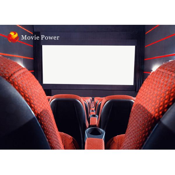 100 Seats 4D motion Theater Genuine Leather + Fberglass Material