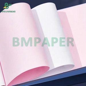 China 60gsm CB White CFB CF Blue Yellow Carbonless Paper Extended Sheets 70x100cm on sale