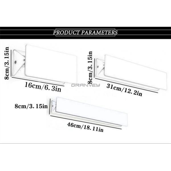 Rotatable Cubiod Indoor LED Wall Lights 6W Beam Angle Adjustable Long Service Life