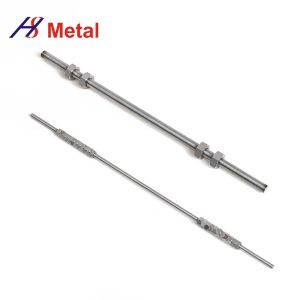 TZM / MoLa Material Molybdenum Products Rod M5 M8 M10 M12 With Thread