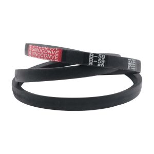 Polyester Cotton Canvas Outside Fabric Industrial Wrapped Rubber V Belt for Machine