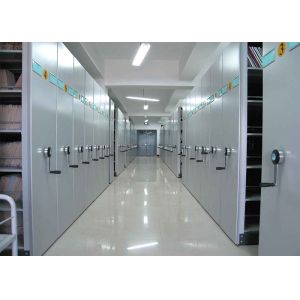 Metal Moving File Cabinets Shelf System For Library File / Book Storage
