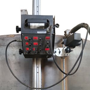 Automatic Tank Horizontal and Vertical Seam Welding Tractor with Flexible Rails