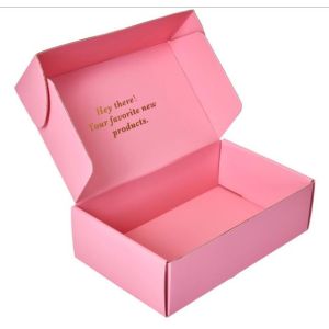500pcs Youfu Colored Packaging Boxes Custom Logo Pink CDR PDF Pantone Color