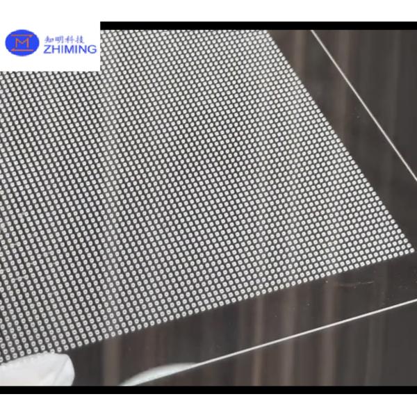 Through Glass Vias (TGV) For JGS1 JGS2 Sapphire Corning Glass For Sensors