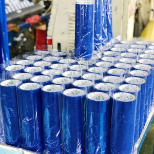 Dark Blue Custom Self Adhesive Logo Coloured Tape With Logo