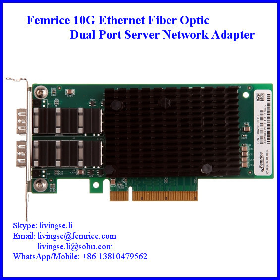 Quality 10G Server Application NIC SFP+ Network Adapter, Intel X520-SR2 Server Network Adapter wholesale