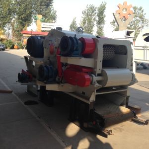 75KW Drum Type Wood Chipper Machine GX216 Wood Log Cutting