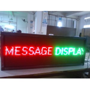 Outdoor led moving message display 10mm Pixel pitch 1R1G1B Configurations
