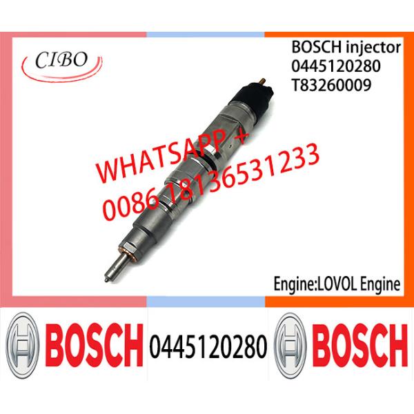 BOSCH 0445120280 Neutral Diesel Fuel Injector Assembly 0445120280 T83260009 For LOVOL Engine
