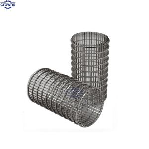 High quality v wedge wire screen 200 micron johnson strainer screen pipe