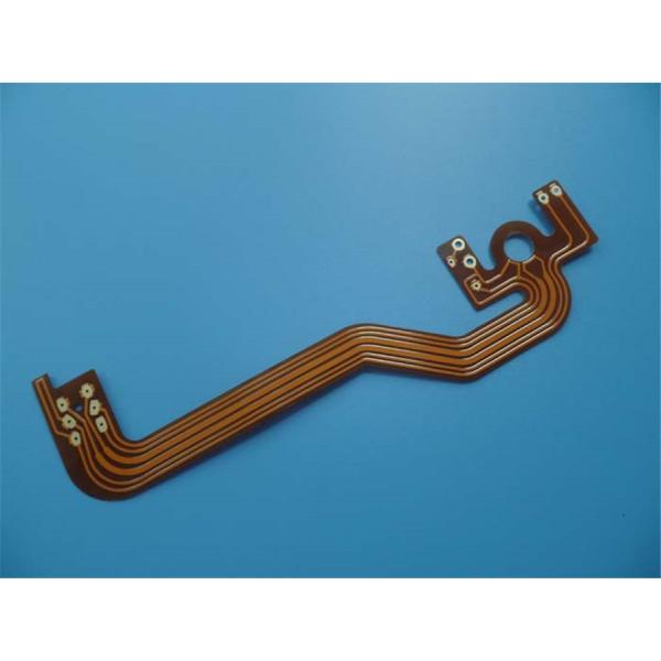 Heavy Copper board 2 oz Double-sided flexible PCBs with 0.3mm thick Polyimide