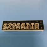 Super Bright Yellow Custom 8 Digit 8 Segment Led Display Low Power Consumtion