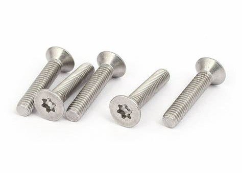 Corrosion Resistant 16 Thread Count Zinc Plated Sharp Point Security Metal Screw