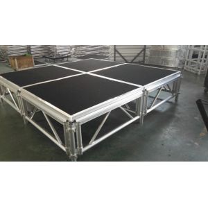 China Customized Adjustable Height Safety Aluminum Stage Platform For Outdoor Event on sale