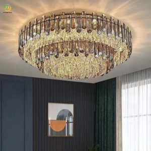 China JYLIGHTING Light Luxury Crystal Lamp Living Room Ceiling Lamp Modern Simple Atmosphere Luxury Restaurant Master Bedroom Lamp on sale