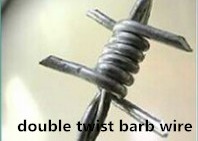 Anti Rust Galvanized Barbed Wire , Military Barbed Wire Convenient Installation