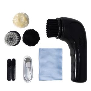 Convenient High Speed Electric Shine Shoe Polisher Kit 3W 1800mAh
