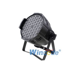 54pcs 3W RGBW LED Par Light With Linear Dimming For Stage Performance System,