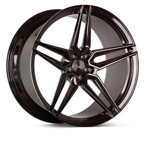 Cheap Satin Black 1 Piece Forged Rims 5x112 Bolt Pattern Staggered Fit To BMW M5 for sale