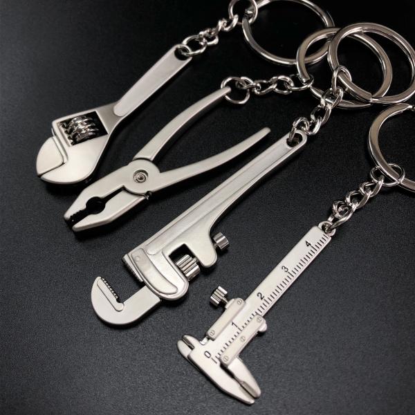 Portable Personalized Metal Keychain Mini Vernier Caliper Measuring Gauging