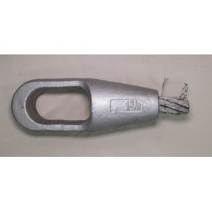 1-5/8" Wire Rope Sling Assembly , 5:1 Closed Swage Socket