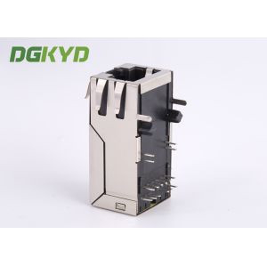 One Port PoE Rj45 Transformer , 1000m Integrated 12 Pin Rj45 For Fiber Optic