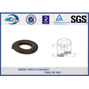 Black Single Coil Locking Washer For Bolt Different Diameters