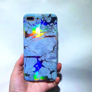 Iphone 8(plus)/7(plus) TPU laser marble case, Iphone 8(plus)/7(plus) protective